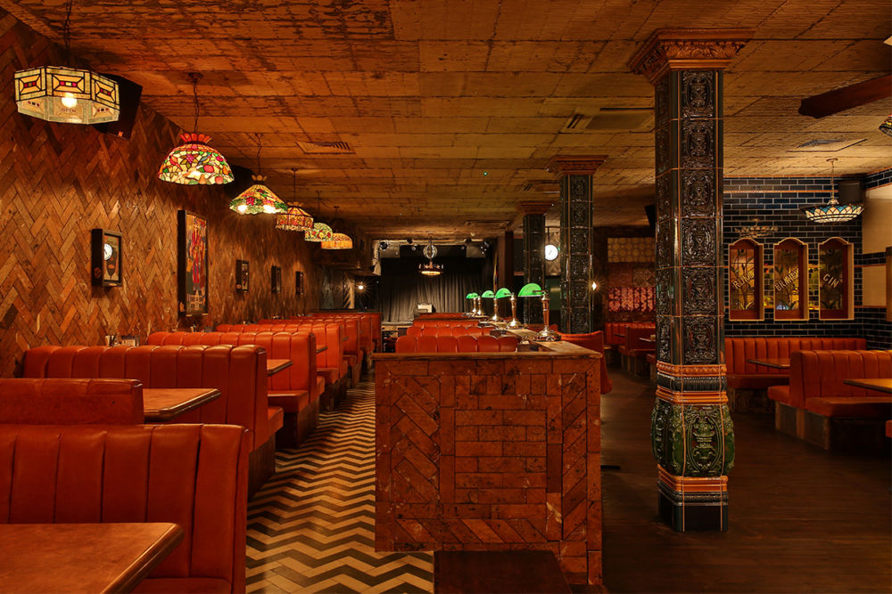 blues kitchen interior